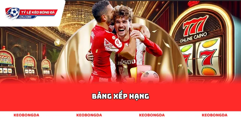 bảng xếp hạng